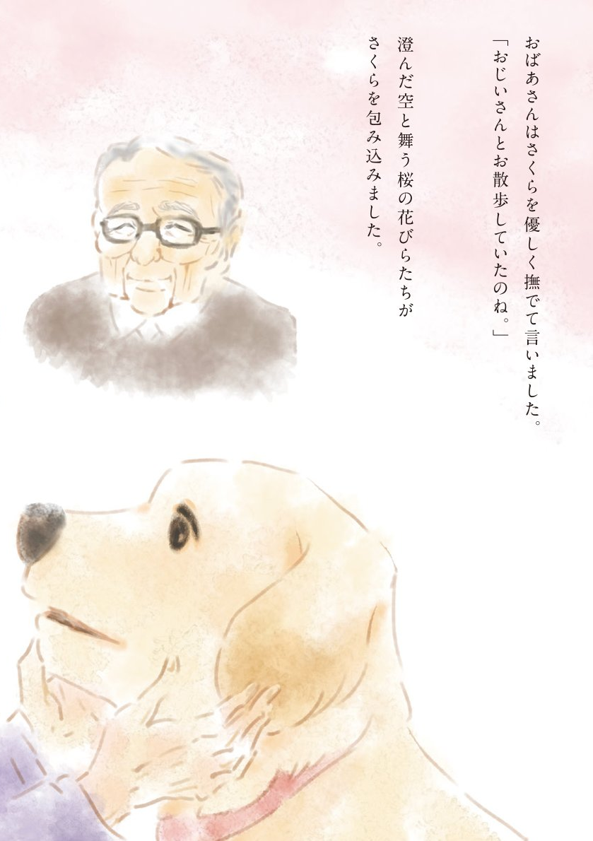 おじいさんと愛犬さくらの物語