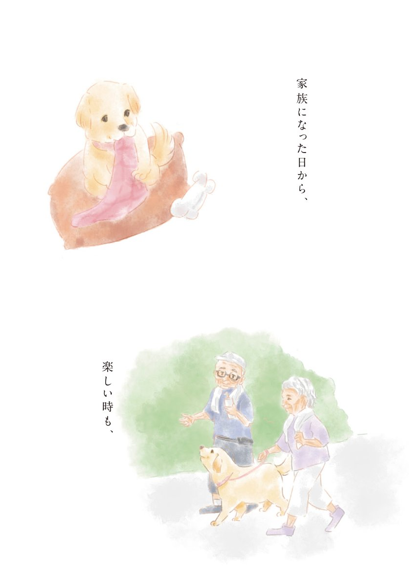 おじいさんと愛犬さくらの物語