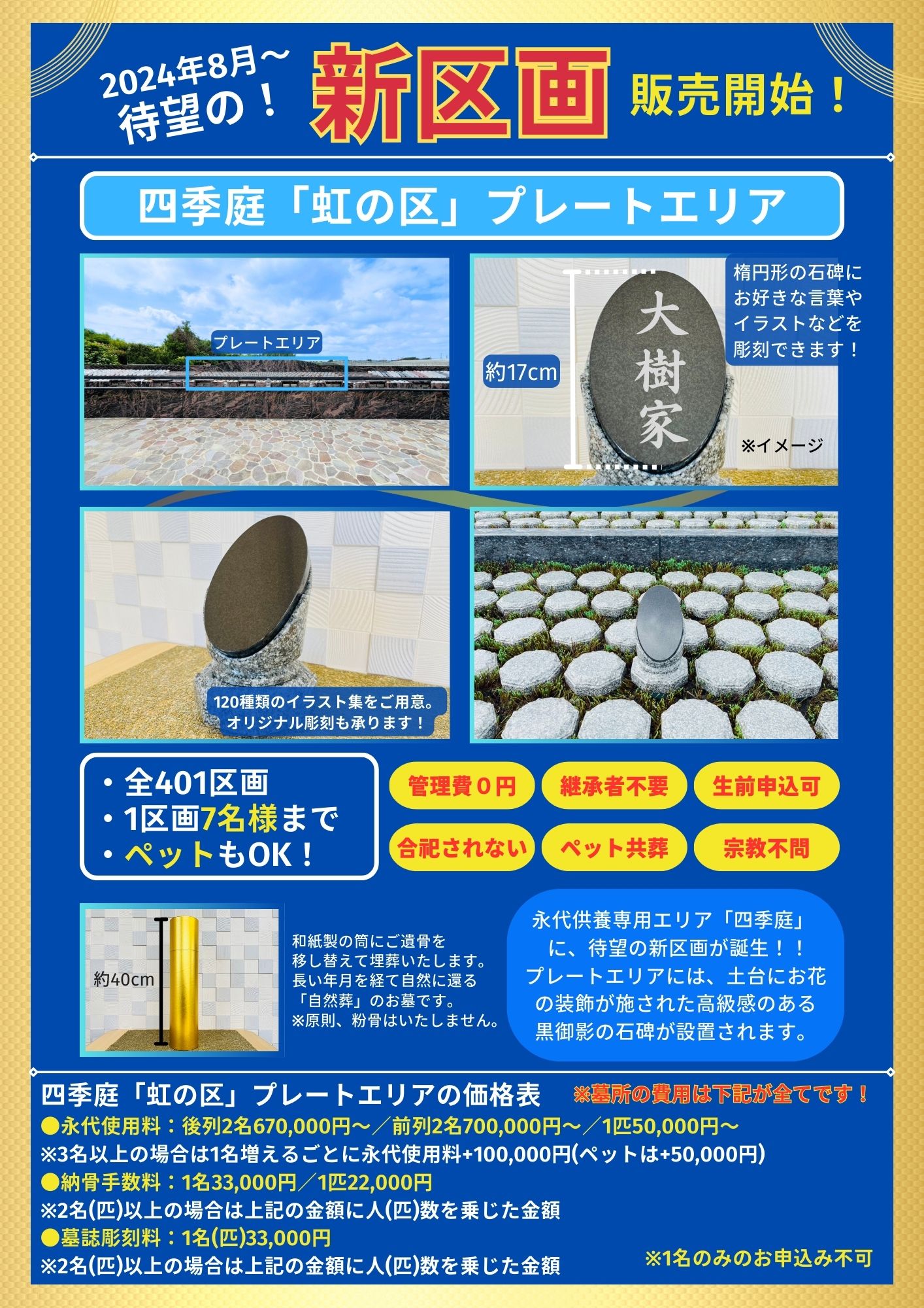 【松戸】新区画「虹の区」プレートエリア